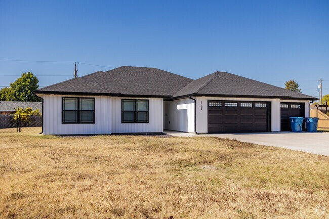 Modern styled homes are prominent in Parr Hill Park.