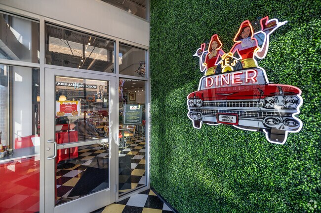 Ze's Diner is a retro styled, classic American diner in Mendota Heights.