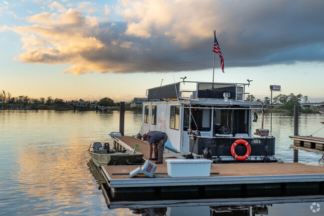 Boating and fishing along the Cape Fear River, in Wilmington, NC.