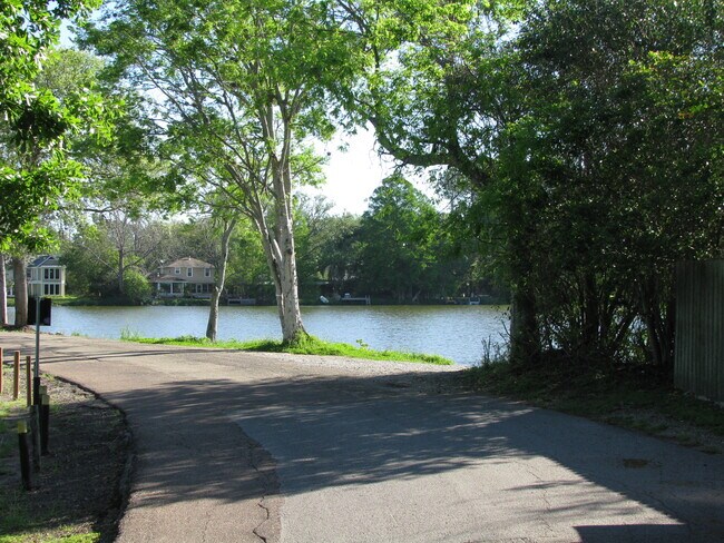 Located on the LSU lake