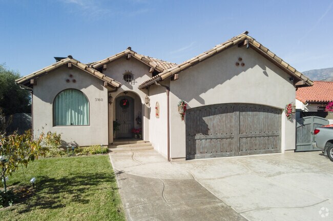 Spanish style homes are popular in Canalino Village.