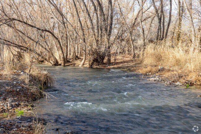 The Verde river flows throughout the year in Verde Village.