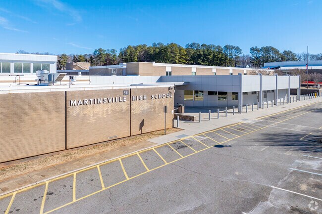 Martinsville High School serves the area's oldest learners and offers dual enrollment opportunities and career readiness for its students.