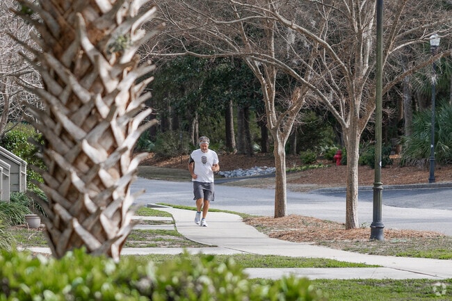 Enjoy a nice jog on the wide sidewalks in Seaside.