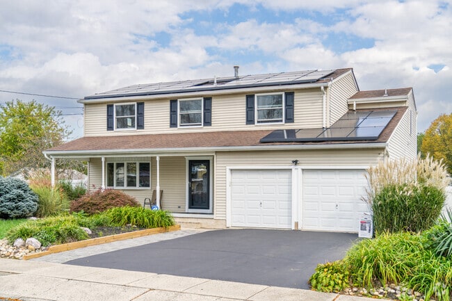 Modern colonial homes provide ample space for families in Hutchinson Mills.