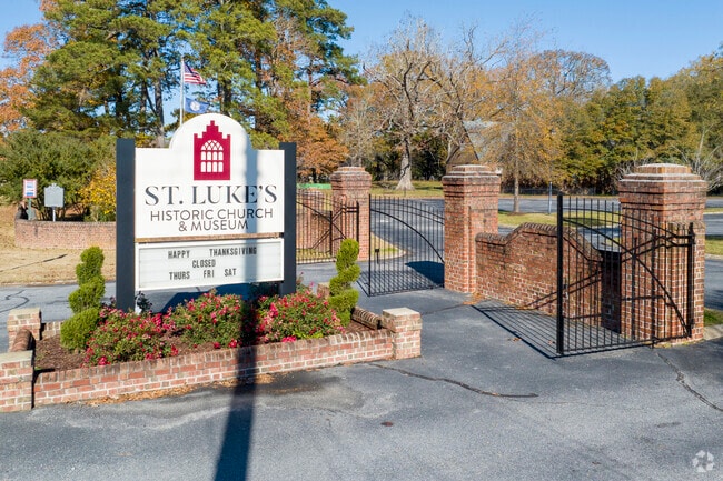 Take a tour at the oldest church in Virginia; St. Luke's Historic Church & Museum in Carrollton.
