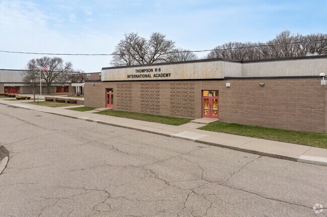 Thompson K-8 International Baccalaureate Academy exterior.