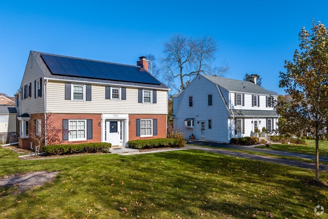 A group of homes in the quiet Fox Point neighborhood.