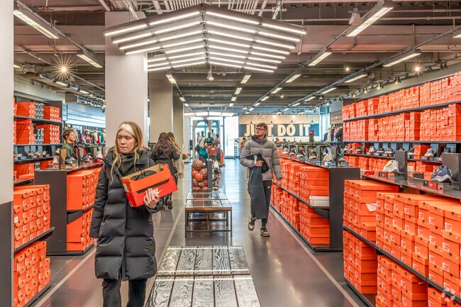 The Empire Outlets in St. George features major retailers such as Nike Factory Store and H&M.