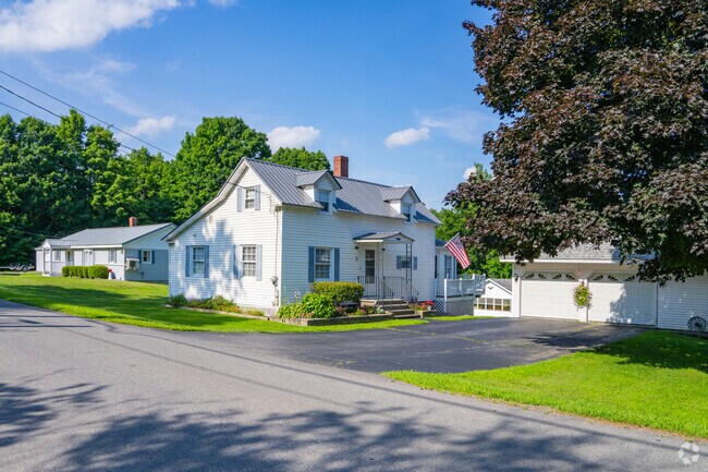 Corinna has a mix of home styles that line the neighborhood streets.