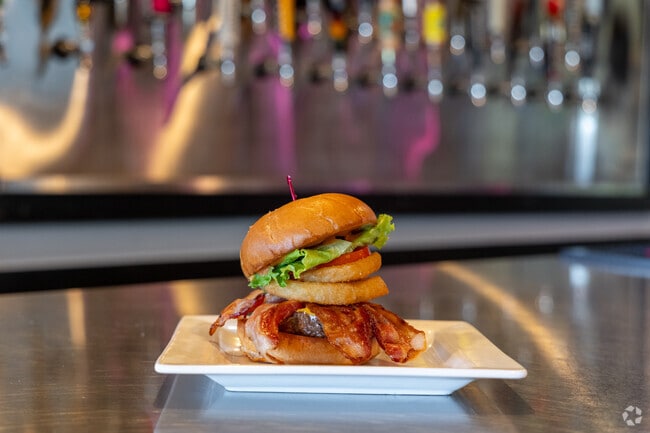 The Wylie Coyte Burger is a favorite menu item at Gryffs Pub in the Churchill neighborhood.