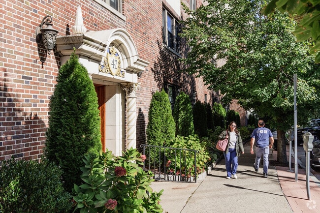 Tree lined streets are part of the charm of living in Cedar Knolls.
