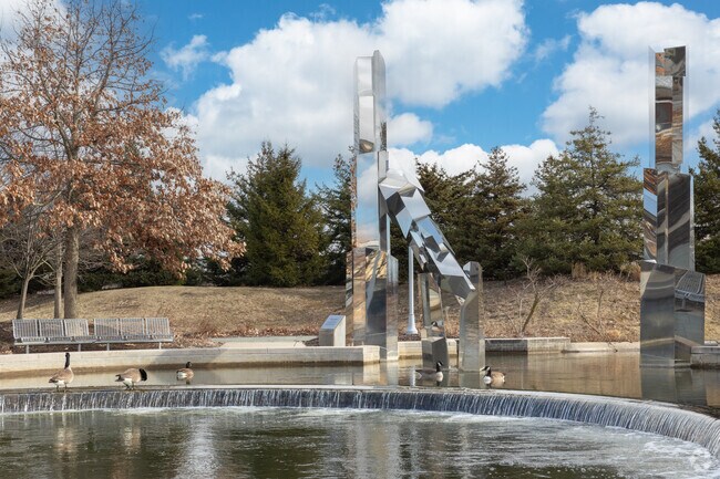 Robert C. Beutter Park on the St. Joseph River in Mishawaka, IN.