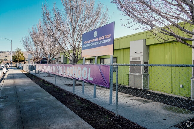 The front building of DCP Alum Rock Middle in San Jose, California.