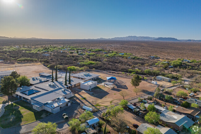 Sopori Elementary School is nestled in a remote, rural area where the landscape stretches for miles in every direction.
