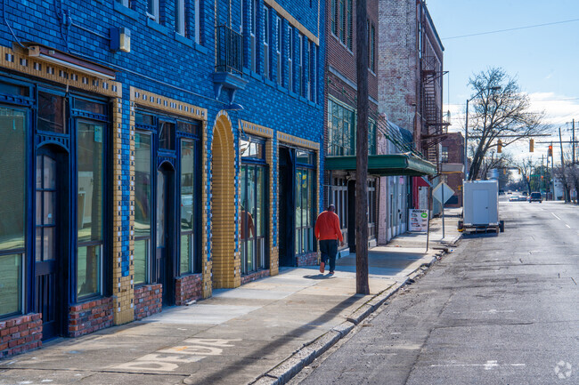 Take a walk and admire the beautiful historical buildings in Ensley.