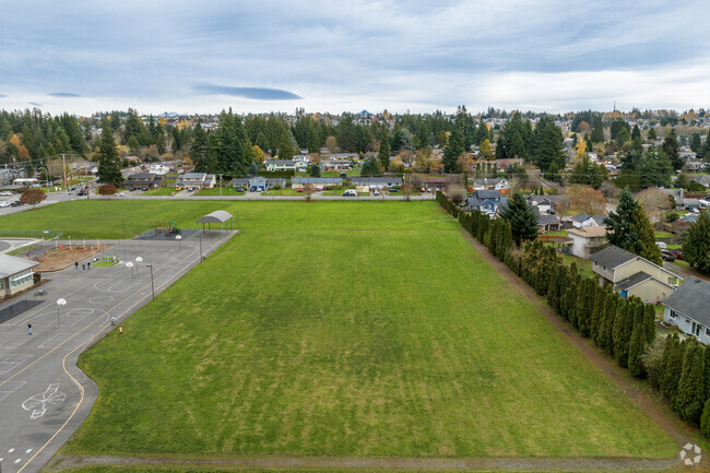 Grove Elementary School's field.