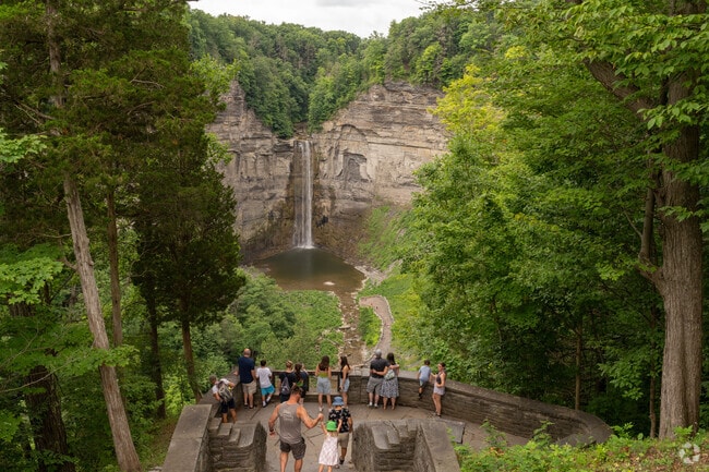 Taughannock Falls in Ithaca offers acres of green space, expansive trails and scenic vistas.
