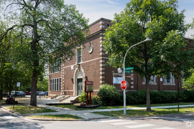 James B. Farnsworth Elementary School serves students in the Jefferson Park neighborhood.