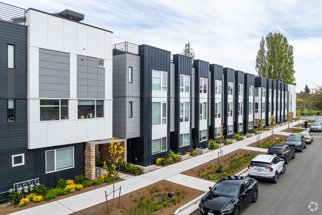 Newly built condos are helping house new residents in the fast-growing Crown Hill neighborhood.