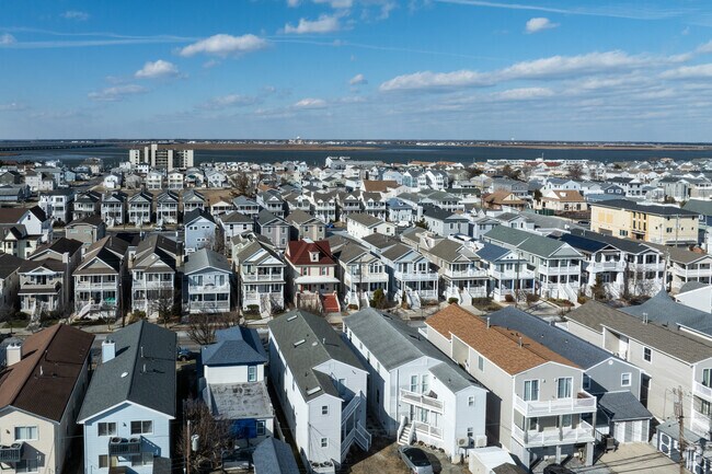The Ocean City population drastically increases during the summer months with available homes rentals.