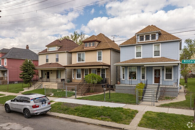 Foursquares and two-family flats are popular in Mexicantown.