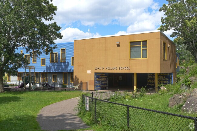 Holland Elementary School is located in the Mount Bowdoin neighborhood of Dorchester, MA.
