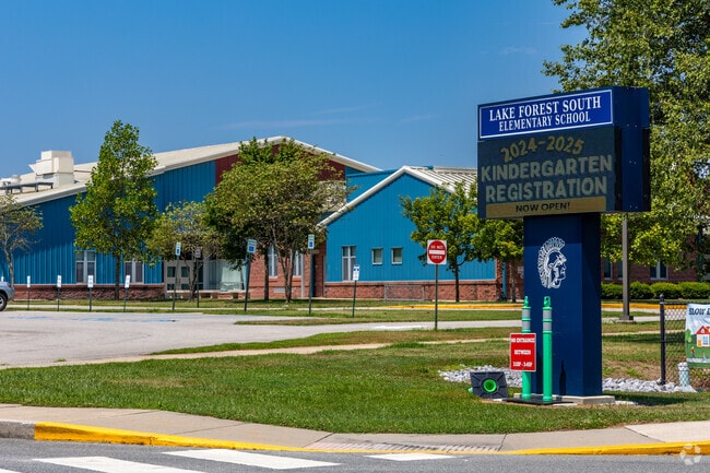 Students in grades K through 3 can attend Lake Forest South Elementary School.