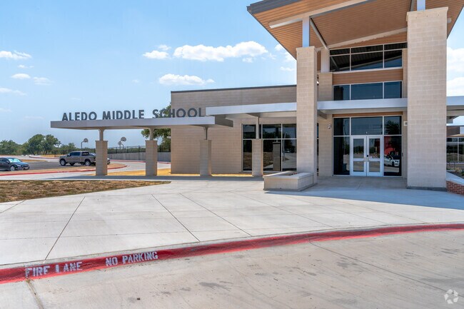Aledo Middle School is rated a A according to Niche.com