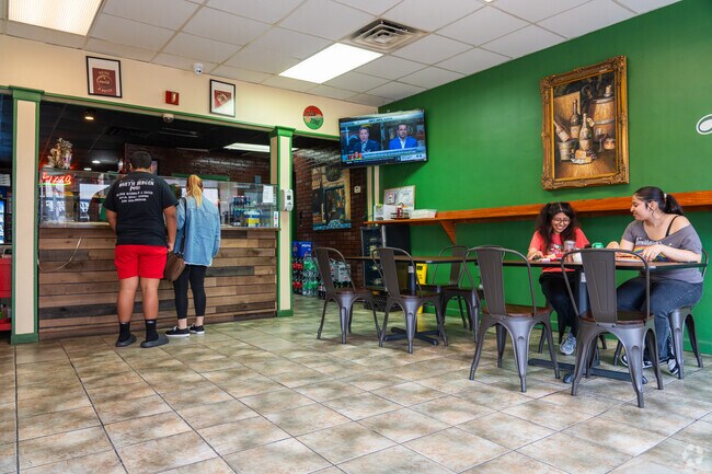 Antonia Pizza in Guttenberg offers pizza and Italian meals throughout the day.