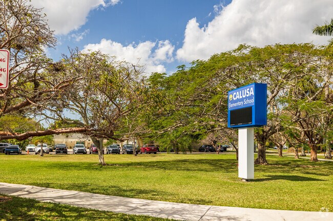 Calusa Elementary School supports young learners from The Crossings neighborhood.