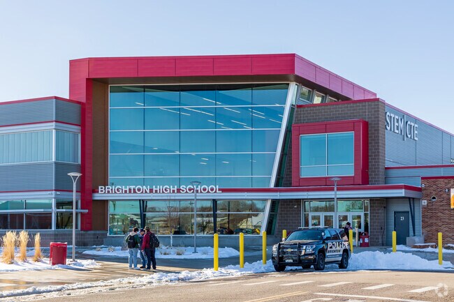 The Brighton High School has a student body just shy of 2,000, offering grades 9-12.