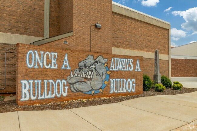 Burns High School students come together as the Bulldogs to show their school pride.