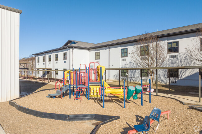 Moody Elementary School has a new playgound.