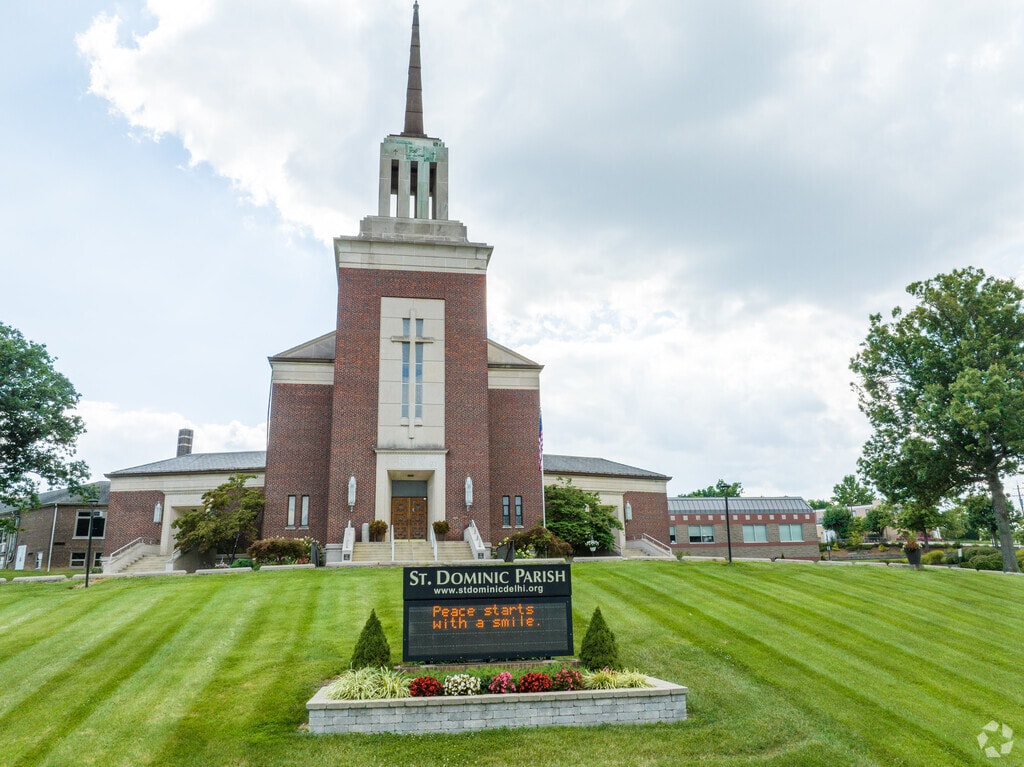 St. Dominic Church is connected with the St. Dominic School.