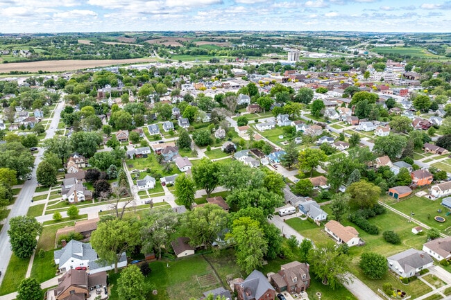 The population of Denison is around 8,000 people.