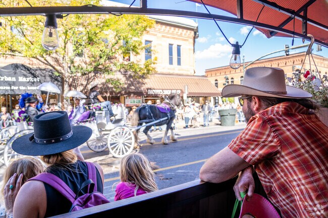 You can find era inspired attire throughout the Durango Cowboy Parade.