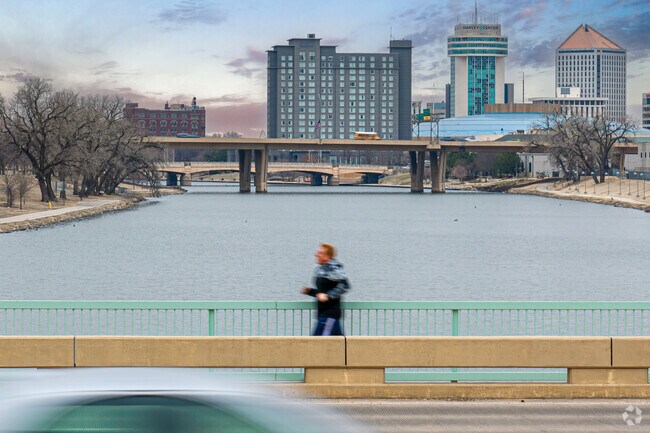 The Lincoln Street Bridge provides easy commute across the Arkansas River near McCormick.