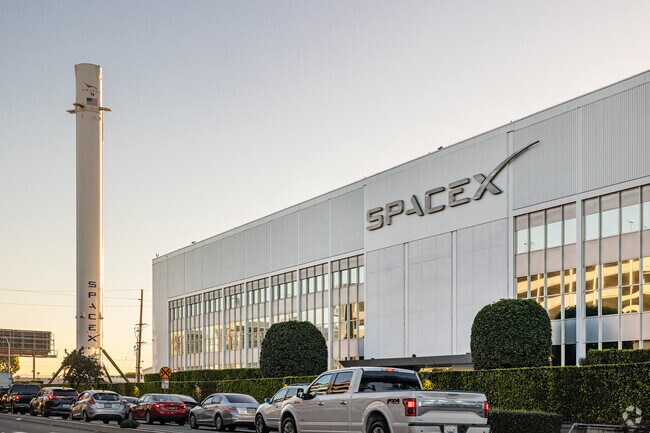 The original headquarters of Space-X is just a few blocks south of Inglewood, CA.