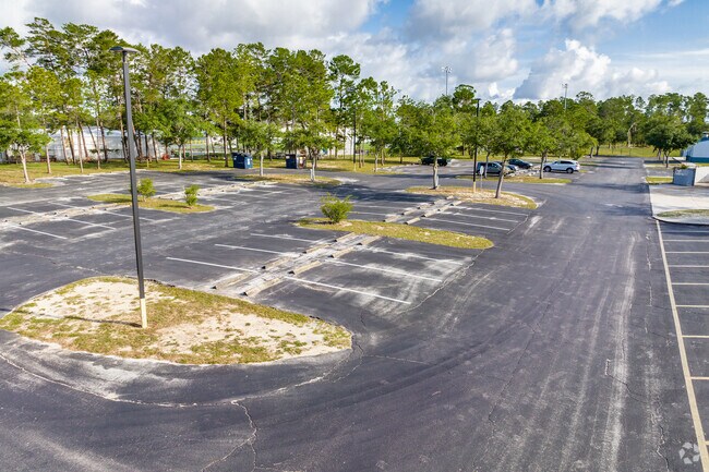 West Hernando Middle in Brooksville has parking for the staff and visitors.