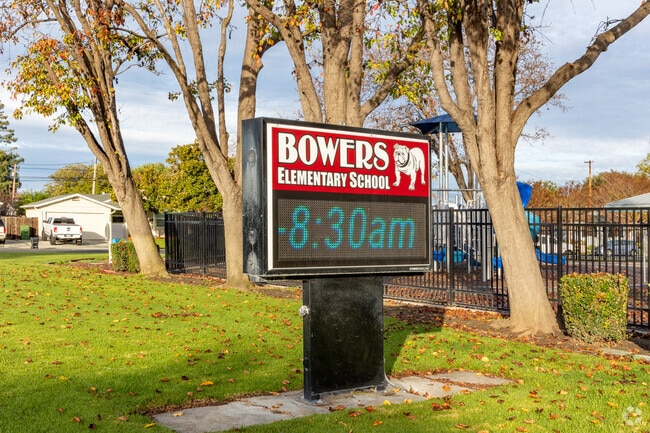 Bowers Elementary School challenges and encourages children to learn in Santa Clara.