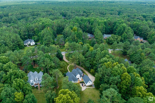 Houses in The Highlands sit on lots that average an acre in size.