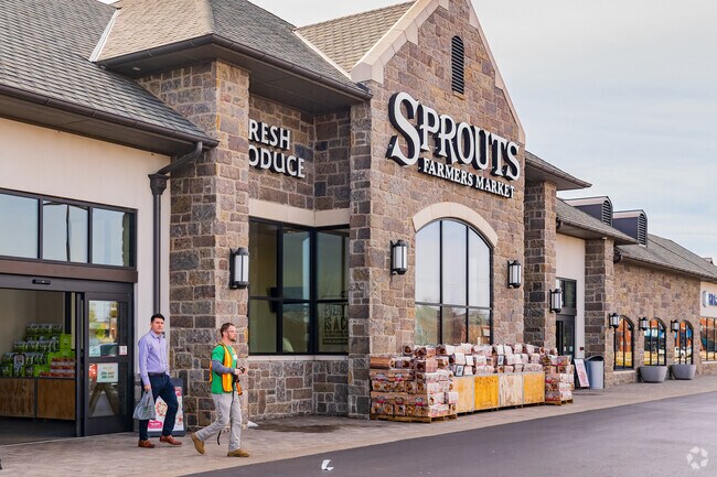 Sprouts near Val Verde offers daily groceries for nearby residents.