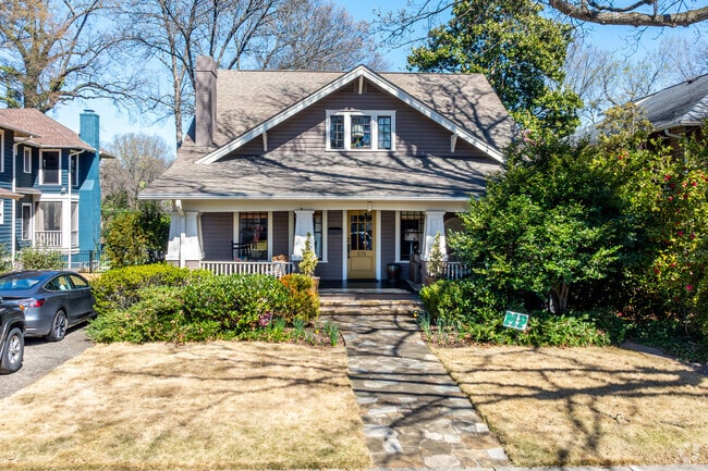 Craftsman Bungalows line the streets of Dilworth.