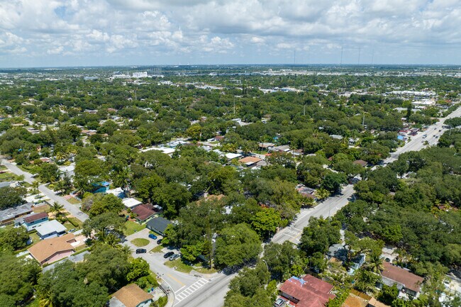 North view aerial of a residential area.