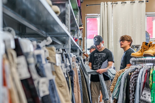 Visit Buffalo Exchange in Carytown find your favorite vintage clothing items near Randolph.