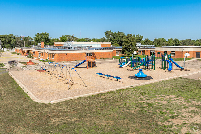 Children love the playground at Hoover Elementary School.
