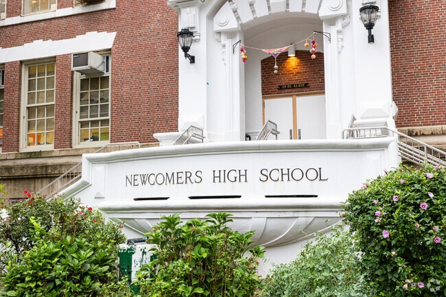 Newcomers High School is popular in Queens.