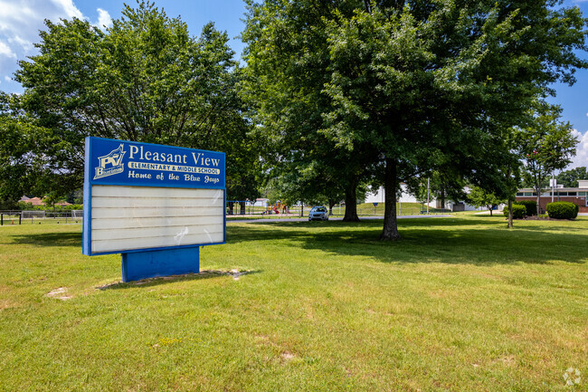 Approximately 600 students attend the Pleasant View K-8 School.