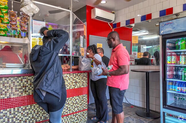 Stop into Quality Taste Jamaican on Lancaster Ave near Mill Creek to pick up a quick lunch.